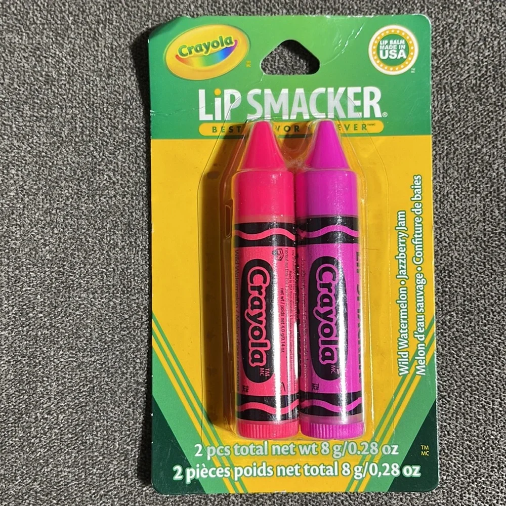 🍏🍌🍉Crayola Flavored Lip Balms🍉🍌🍏